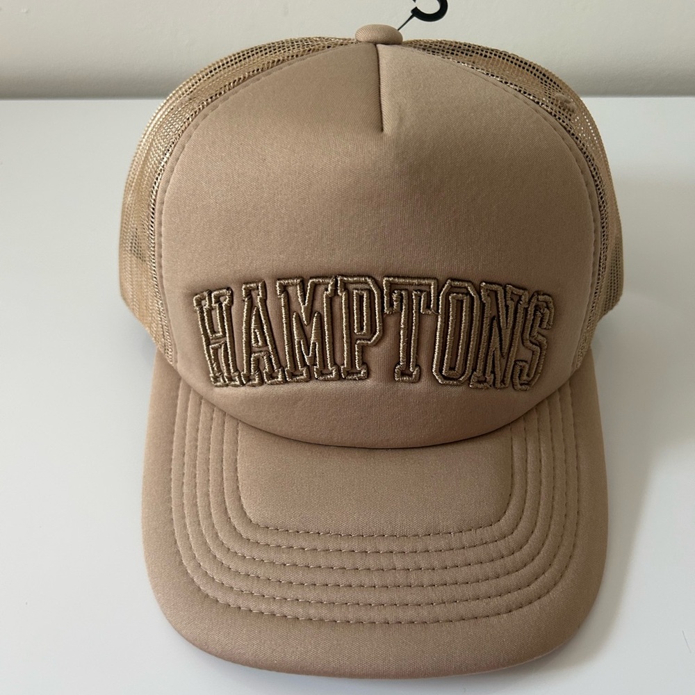 Tan Hamptons Trucker Hat - Picture 5 of 6